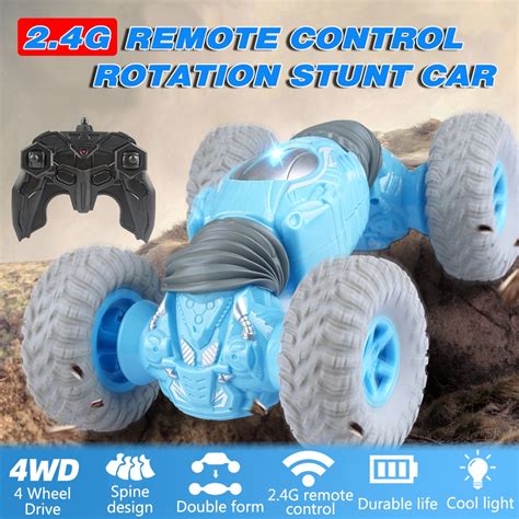 Carro rc 2 4GHz Controle Sem Fio 4WD Rádio Controle Stunt Car Gesto