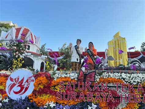 Pawai Budaya Dan Parade Bunga Surabaya Vaganza 2024 Suara Surabaya