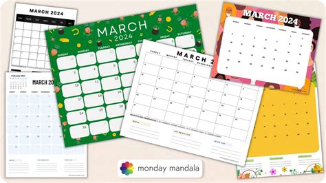 March 2024 Calendar Printable Printables Free - 2020 2024 Calendar