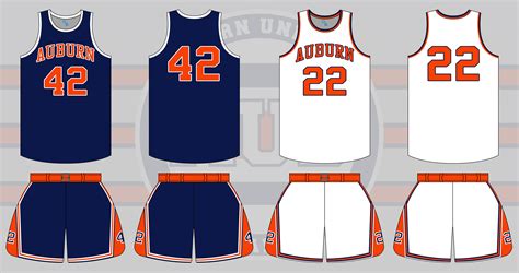 Auburn Men's Basketball Uniforms - Auburn Uniform Database