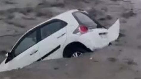 Video Car Swept Away In Himachal Pradesh S Beas River Amid Heavy Rainfall Latest News India