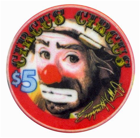 Circus Circus, Reno, NV $5 LE Emmett Kelley Jr. Series - Chipper Club