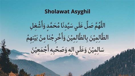 Lirik Dan Teks Sholawat Asyghil Lengkap Dengan Artinya Lirik Sholawat — mutualist.us