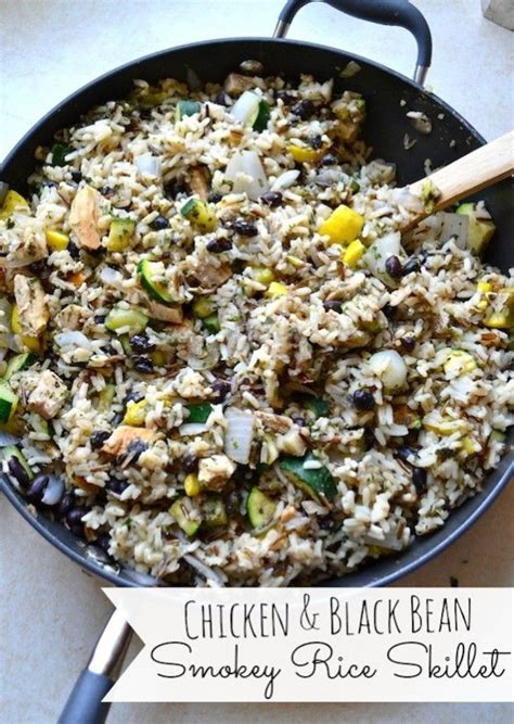 Smoky Chicken And Black Bean Rice Skillet Recipe