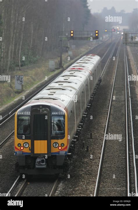 Train A South West Trains Class Desiro Electric Train On The