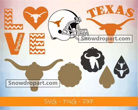 50 Texas Longhorns Football Svg Bundle, Texas Longhorn Svg