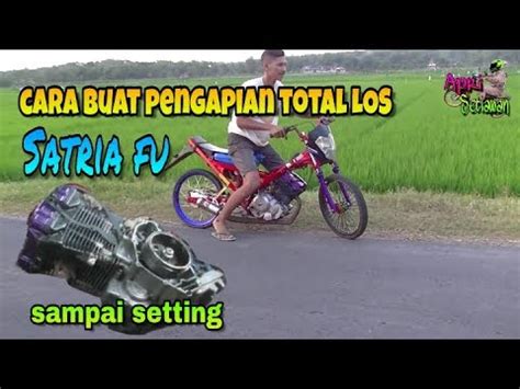 Satria Fu Drag Std Porting Di Bikin Pengapian Total LOS Sampai Setting