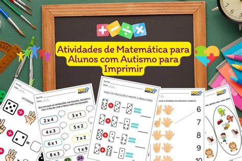Adaptadas Atividades De Matemática Para Alunos Com Autismo Para Imprimir - 40 Atividades de Matemática para Alunos com Autismo para Imprimir