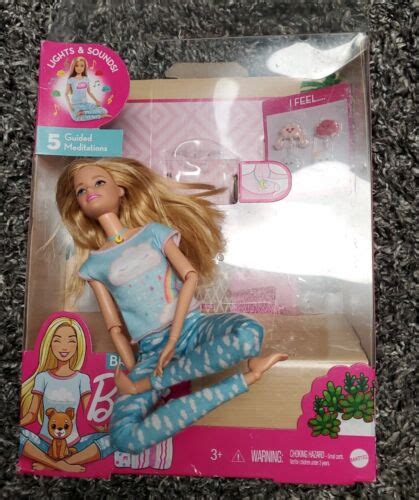 Barbie Breathe With Me Meditation Doll Lights And Guided Yoga Posable