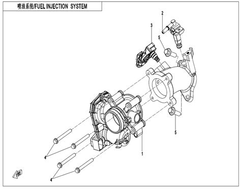 Diagram 2022 CFMoto UFORCE 600 FUEL INJECTION SYSTEM F15 3