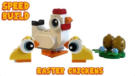 Speed Build Lego 30643 Easter Chickens Building Lego Gwp Lego Set