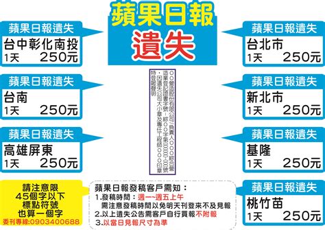 聯合報遺失稿1天150元 畢業證書遺失 證件遺失 遺失證照 保險送金單