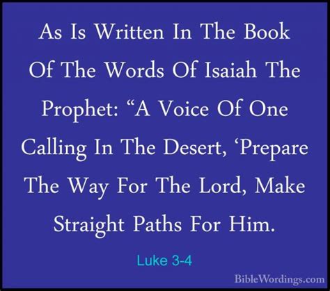 Luke 3 - Holy Bible English - BibleWordings.com