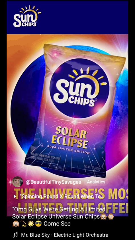 Omg Guys Were Getting A Limited Solar Eclipse Universe Sun Chips🌒🌓💫🌙