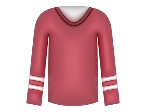3d Red Sweater On A Transparent Background 27244298 Png