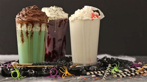 Spooktacular Halloween Milk Shakes