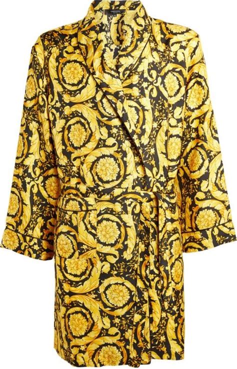 Versace Silk Barocco Print Robe Shopstyle Ties