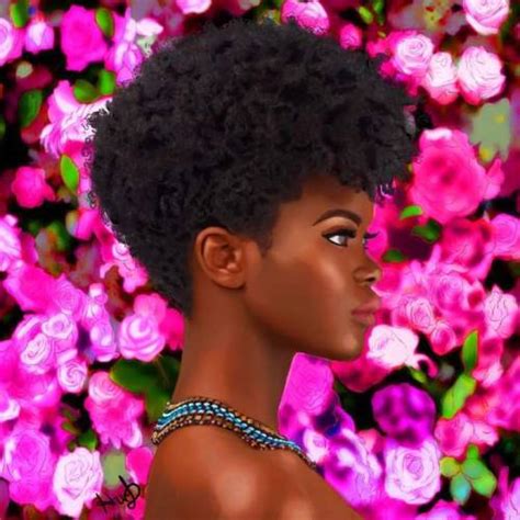 Natural Hair Art On Tumblr