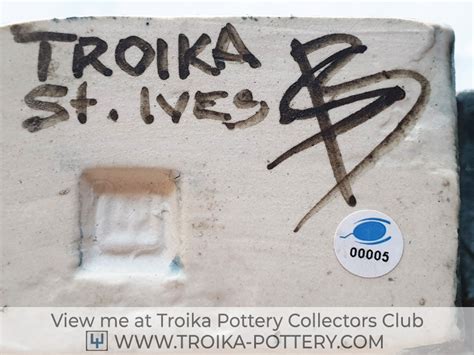 Troika Pottery Decorators Marks Troika Pottery Collectors Club