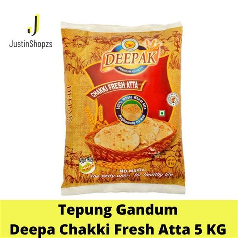 Jual Tepung Gandum Deepak Chakki Atta Fresh Premium Whole Wheat Flour