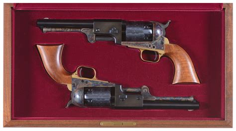 Cased Pair Of Consecutive Colt Second Model Dragoon Revolvers Rock