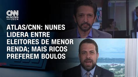 Atlas Cnn Nunes Lidera Entre Eleitores De Menor Renda Mais Ricos