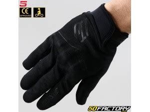 Gants street Five Globe Evo homologués CE moto noirs Pilote