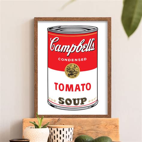 Andy Warhol Tomato Soup Campbells Soup Cans Pop Art Posters