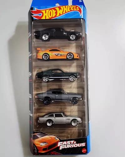 Hot Wheels Pack Five Velozes E Furiosos Toyota Supra Novo