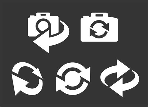 Camera flip icon concepts | TrashedGraphics