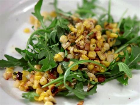 Wild Rocket and Grilled Corn Salad Recipe | Nikki Martin | Food Network