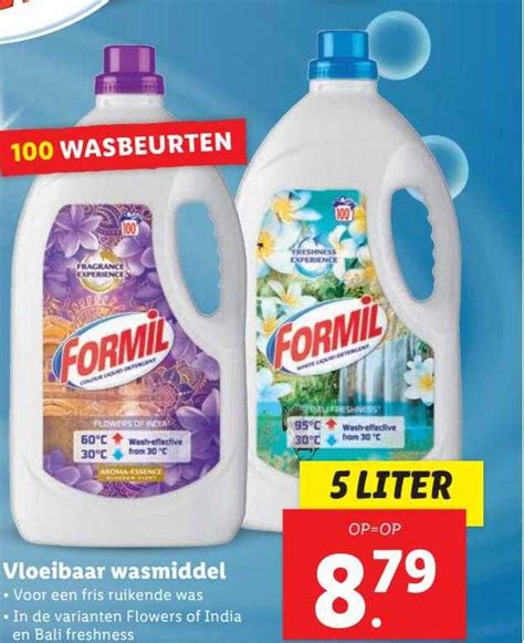 Formil Vloeibaar Wasmiddel Aanbieding Bij Lidl Folders Nl