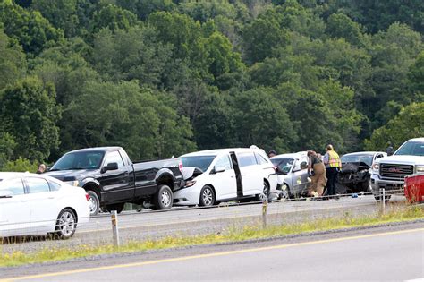 Update Interstate Reopens After 5 Car Pileup 6 Taken To Hospitals