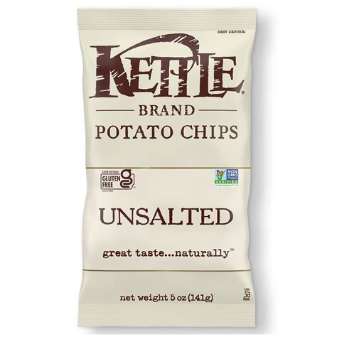 Kettle Brand Unsalted Potato Chips | Carewell