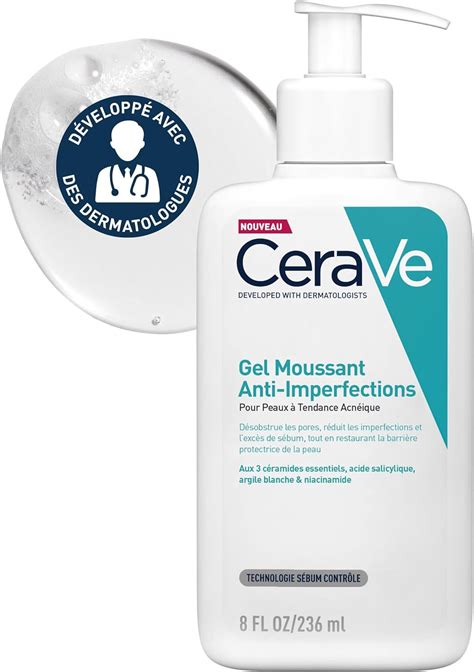 Cerave Gel Moussant Anti Imperfections Ml Nettoyant Visage