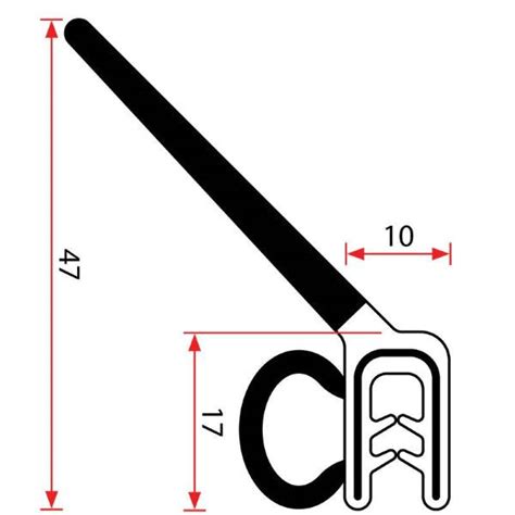 Canopy Lid Seal Per Metre