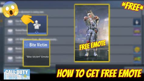 How To Get Free Bite Victim Emote In Cod Mobile Season 11 Redeem Code