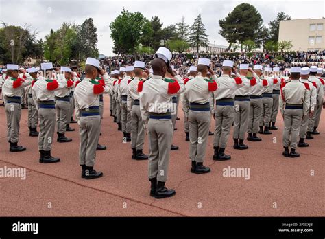 Aubagne France Th Avril De Jeunes L Gionnaires Sont Vus Lors