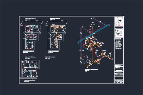 Descargar Planos En Autocad Dwg Plano Instalaciones Sanitarias De