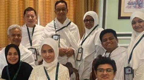 Ganjar Pranowo Foto Bareng Anies Baswedan Saat Tunaikan Haji Netizen