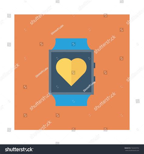 Watch Square Flat Stock Vector Royalty Free 763433752 Shutterstock