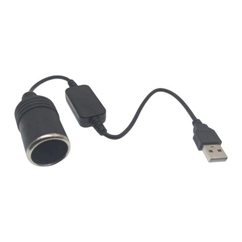 Car Usb To V Socket Charger For Connecting Dashcam To Power Bank Car