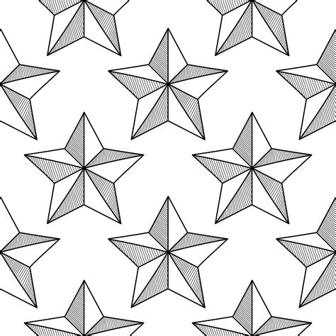 hand drawn seamless pattern star 31708435 Vector Art at Vecteezy