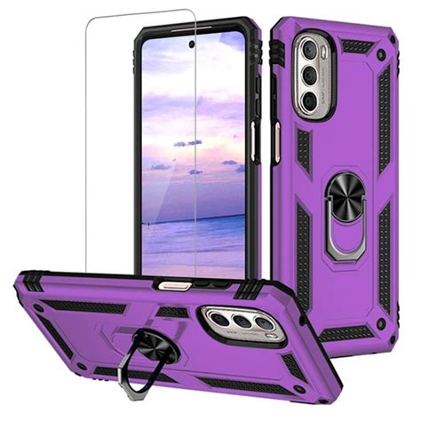 Tjs Phone Case For Motorola Moto G Stylus 5g 2022 With [tempered Glass Screen Protector