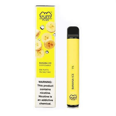 PUFF PLUS DISPOSABLE DEVICE BANANA ICE Vape Africa