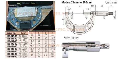 Micrometer Om Panme C Panme O Ngo I C Kh