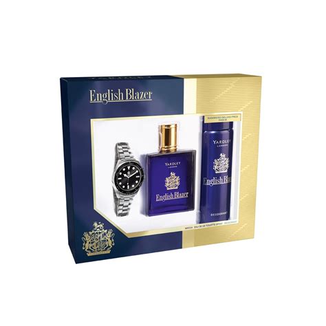 Yardley English Blazer Gift Set For Men 100ml EDT 125ml Deodorant