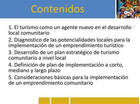 Desarrollo Del Turismo Comunitario Ppt