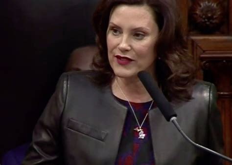 Gretchen Whitmer Leather