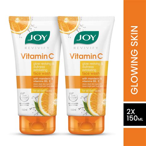 Joy Revivify Skin Brightening Vitamin C Face Wash Combo Pack 2x150ml